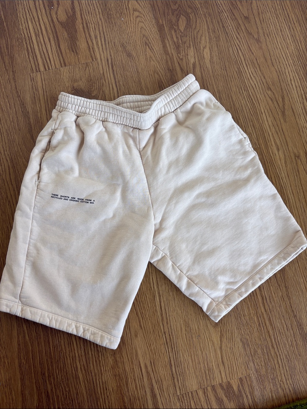 Pangaia Cream Sweat Shorts